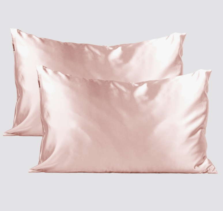Satin Pillowcase 2pc Set Blush
